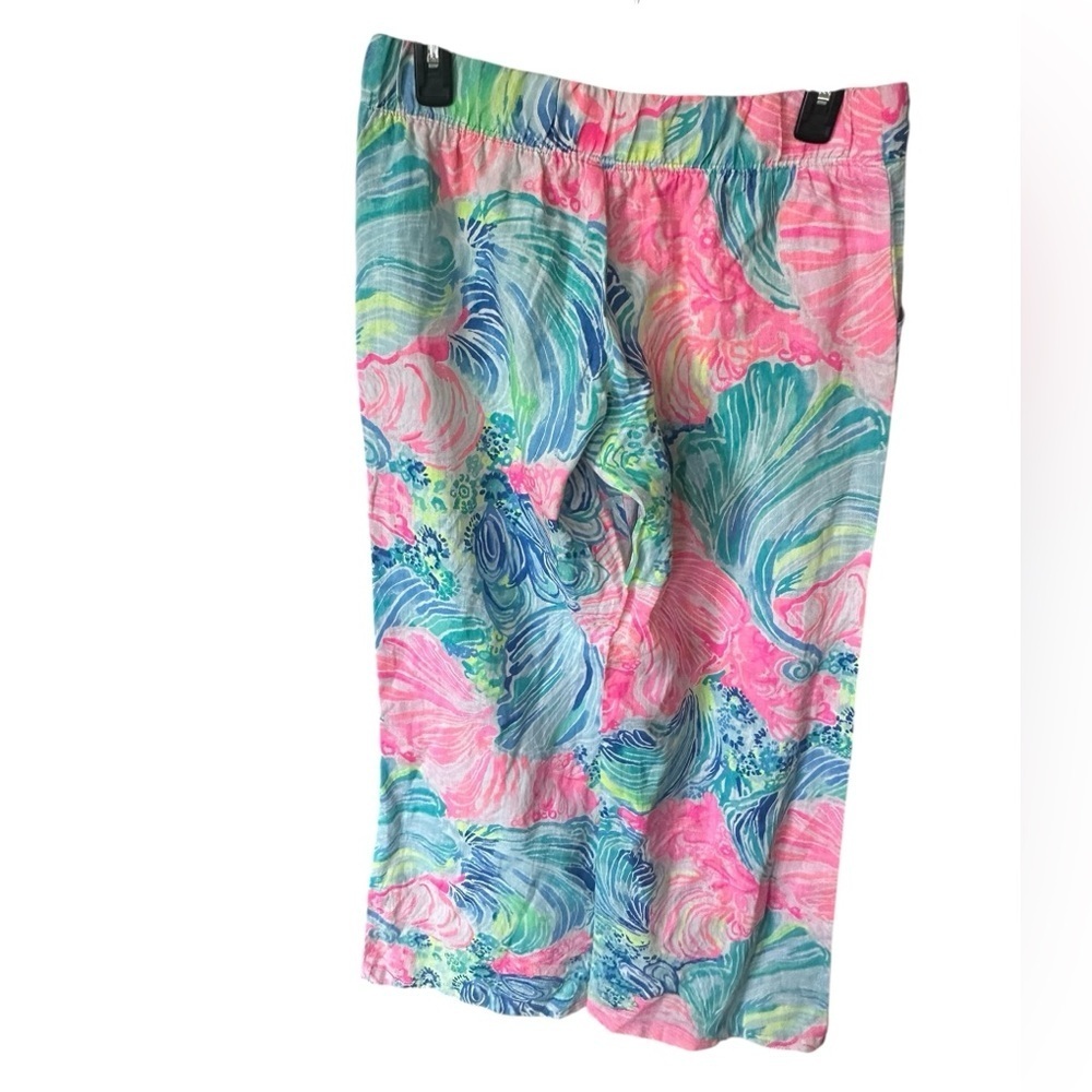 Lilly Pulitzer Colorful Abstract Print Pants size S - Picture 4 of 7